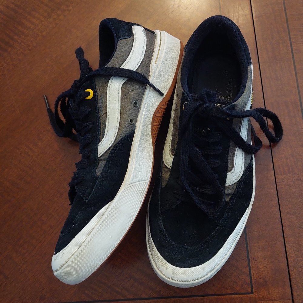 Vans Berle Pro Shoes Black & Military Green